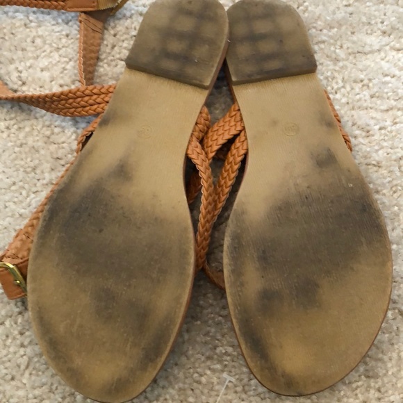 Brown Braided Sandals - Picture 4 of 4